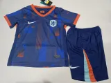 2024-25 Netherlands Away Kids Soccer Jersey