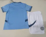 2024-25 Man City Home Kids Soccer Jersey