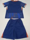 2024-25 Netherlands Away Kids Soccer Jersey