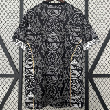 2023-24 RMA Black Special Edition Fans Soccer Jersey *队徽花纹