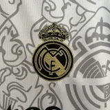 2023-24 RMA White Special Edition Fans Soccer Jersey *队徽花纹