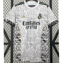 2023-24 RMA White Special Edition Fans Soccer Jersey *队徽花纹