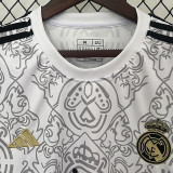 2023-24 RMA White Special Edition Fans Soccer Jersey *队徽花纹