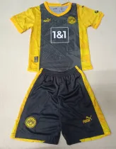 2023-24 Dortmund Special Edition Black Yellow Kids Soccer Jersey