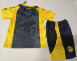 2023-24 Dortmund Special Edition Black Yellow Kids Soccer Jersey