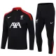 2024-25 LIV Black Half Pull Tracksuit (红领半拉链)
