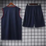 2024-25 BAR Black Tank top and shorts suit (印花)