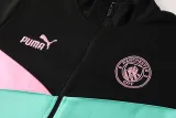 2024-25 Man City Black Green Jacket Tracksuit #02