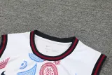 2024-25 BAR White Tank top and shorts suit (印花)