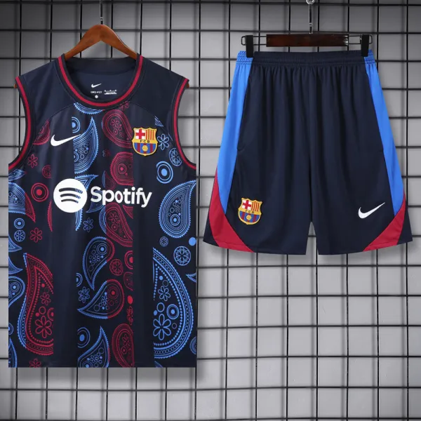 2024-25 BAR Black Tank top and shorts suit (印花)