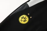 2024-25 Dortmund Black Grey Jacket Tracksuit #02