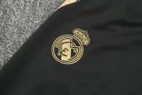 2024-25 RMA Black Half Pull Tracksuit (半拉链)