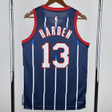 2022-23 Rockets HARDEN #13 Royal blue City Edition Top Quality Hot Pressing NBA Jersey