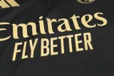 2024-25 RMA Black Half Pull Tracksuit (半拉链)