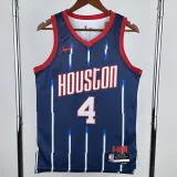 2022-23 Rockets CREEN #4 Royal blue City Edition Top Quality Hot Pressing NBA Jersey
