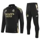 2024-25 RMA Black Half Pull Tracksuit (半拉链)
