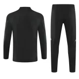 2024-25 RMA Black Half Pull Tracksuit (半拉链)