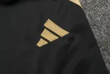 2024-25 RMA Black Half Pull Tracksuit (半拉链)