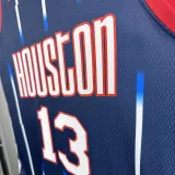 2022-23 Rockets HARDEN #13 Royal blue City Edition Top Quality Hot Pressing NBA Jersey