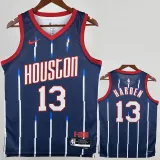 2022-23 Rockets HARDEN #13 Royal blue City Edition Top Quality Hot Pressing NBA Jersey