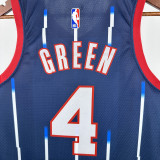 2022-23 Rockets CREEN #4 Royal blue City Edition Top Quality Hot Pressing NBA Jersey