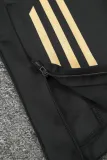 2024-25 RMA Black Half Pull Tracksuit (半拉链)