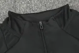 2024-25 RMA Black Half Pull Tracksuit (半拉链)