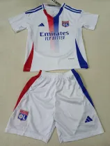 2024-25 Lyon Home Kids Soccer Jersey