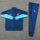 2024-25 Portugal Royal blue Jacket Tracksuit #01