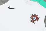 2024-25 Portugal White Tank top and shorts suit