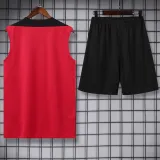 2024-25 LIV Red Tank top and shorts suit