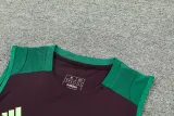 2024-25 Mexico Maroon Tank top and shorts suit