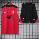 2024-25 LIV Red Tank top and shorts suit