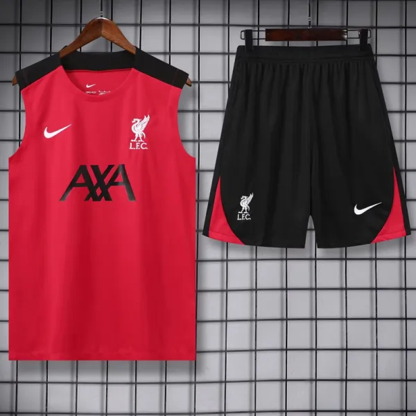 2024-25 LIV Red Tank top and shorts suit