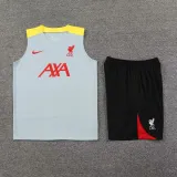 2024-25 LIV Grey Tank top and shorts suit