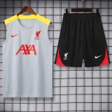 2024-25 LIV Grey Tank top and shorts suit