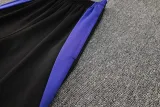 2024-25 Germany Black Jacket Tracksuit (紫边)
