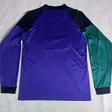 1995-1996 LIV Purple GoalKeeper Long Sleeve Retro Soccer Jersey (长袖)