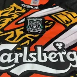 1995-1996 LIV Orange GoalKeeper Long Sleeve Retro Soccer Jersey (长袖)