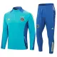 2024-25 Ajax Light blue Half Pull Tracksuit (半拉链)