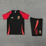 2024-25 Belgium Black Training Short Suit