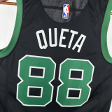 2022-23 Celtics QUETA #88 Black Top Quality Hot Pressing NBA Jersey (Trapeze Edition) 飞人版