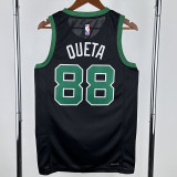 2022-23 Celtics QUETA #88 Black Top Quality Hot Pressing NBA Jersey (Trapeze Edition) 飞人版