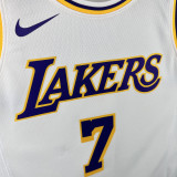 2022-23 Lakers ANTHONY #7 White Top Quality Hot Pressing NBA Jersey(圆领)
