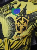 2024-25 Brazil Yellow Special Edition Player Version Soccer Jersey *耶稣黄色