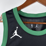2022-23 Celtics QUETA #88 Black Top Quality Hot Pressing NBA Jersey (Trapeze Edition) 飞人版