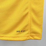 2022-23 Lakers WESTBROOK #0 Yellow Top Quality Hot Pressing NBA Jersey(圆领)