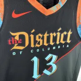 2023-24 Wizards POOLE #13 Black City Edition Top Quality Hot Pressing NBA Jersey