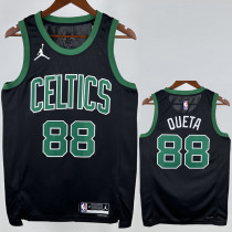 2022-23 Celtics QUETA #88 Black Top Quality Hot Pressing NBA Jersey (Trapeze Edition) 飞人版