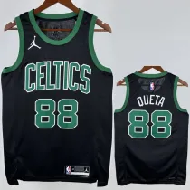 2022-23 Celtics QUETA #88 Black Top Quality Hot Pressing NBA Jersey (Trapeze Edition) 飞人版